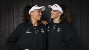 Geschwister Vergé-Dépré in den Viertelfinals