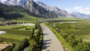 15 Millionen für die Sicherung der Rhone bei Raron VS