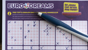 2222 Franken pro Monat während fünf Jahren bei Eurodreams
