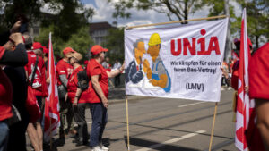 Protest der Bauarbeiter erreicht Region Bern