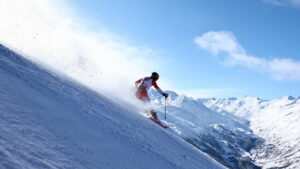 Tanguy Nef wiederum knapp neben dem Podest