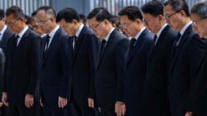 Nach Grossbrand: Hongkong ruft dreitägige Trauerzeit aus