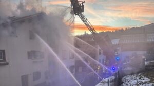 Haus in Flims GR nach Brand nicht mehr bewohnbar