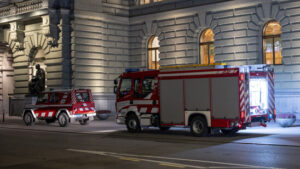 Brand verzögert Betrieb im Bundeshaus