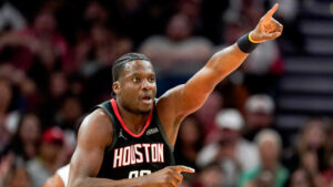 Capela beim Sieg der Rockets mit 13 Minuten Spielzeit