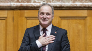 Kanton Freiburg feiert seinen neuen Nationalratspräsidenten