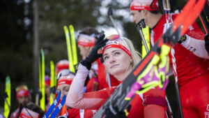 Baserga nur knapp neben dem Podest