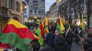 Demonstration für syrische Kurden in Luzern