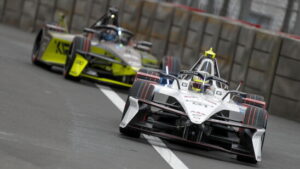 Nico Müller in Miami auf dem Podest