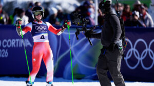 Olympiarennen auf der Juniorenpiste